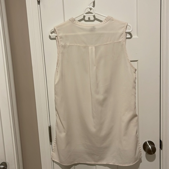 Cream high low summer sleeveless - Picture 4 of 5